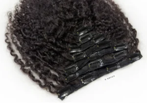 3C Curly Clip In Hair Extensions For Black Hair ONYC Hair Water Kinky Clip Ins For African American Black Hair Loose Kinks 3C Curl