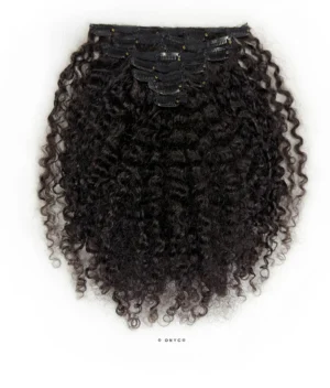 3C Curly Clip In Hair Extensions For Black Hair ONYC Hair Water Kinky Clip Ins For Black Women Loose Kinks 3C