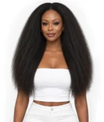 Blow Out Clip Ins Blowout Clip In Hair Extensions For Black Hair Natural Hair ONYC Fro Out Human Hair Blow Out Clip Ins Natural Blow Out Texture ONYC Virgin Hair