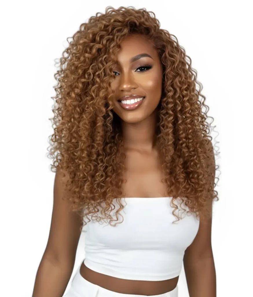 Colored Burmese Curly Hair Weave Bundle ONYC Dyed Burmese Curls Deep Curly Hair Extension
