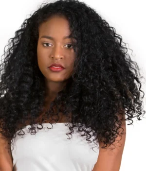 Shop Curly clip in human hair extensions for black hair from ONYC Hair, the premium quality Clip in hair extensions for black women . Deep Curly Clip In Hair Extensions – ONYC Curly Addiction™ 3B