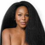 Blow out hair extensions for black hair. ONYC Fro Out Best kinky straight hair Machine Weft, showcasing the best blow-out human hair. The image features high-quality kinky straight hair from beauty supply store, elegantly styled to emphasize the texture and volume of Brazilian kinky straight hair bundles. No. 1 Best Kinky Straight Hair Clip Ins by ONYC Hair. Shop ONYC Hair Fro Out for Natural Blowout Hair and Go from Blah to Fab in 5 minutes! ONYC Straight natural hair foe best blowout kinky hair look. Blow out clip ins