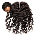 Deep Curly Frontal Closure Piece ONYC Curly Addiction 3B Deep Curly Hair Lace Frontal Closure