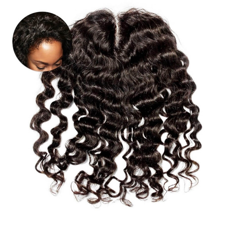 ONYC Curly Addiction 3B Deep Curly Hair Lace Frontal Closure Deep Curly Frontal Closure Piece ONYC Curly Addiction 3B Deep Curly Hair Lace Frontal Closure