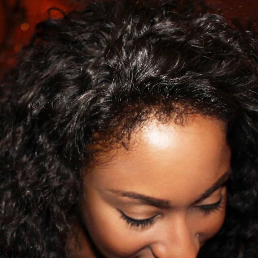 Deep Curly Frontal Closure Piece ONYC Curly Addiction 3B Deep Curly Hair Lace Frontal Closure Install