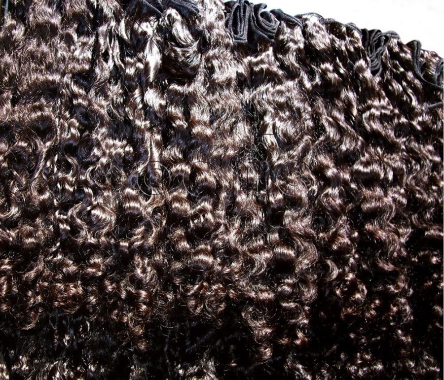 Virgin Remy Deep Curly Hair Weave Extension ONYC Curly Addiction 3B Deep Curly Hair Weft Bunch