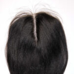 Relaxed Perm Straight Hair Frontal Closure ONYC Relax Perm Frontal Closure Piece