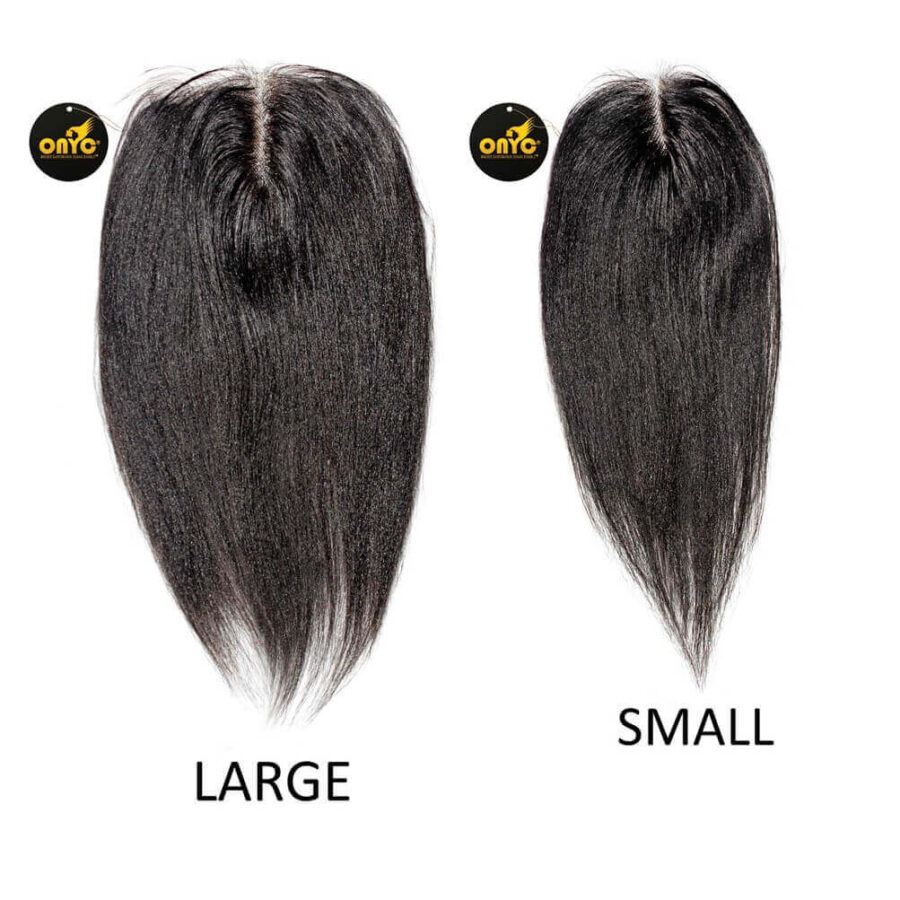 Relaxed Perm Straight Hair Frontal Closure ONYC Relax Perm Frontal Closure Large And Small