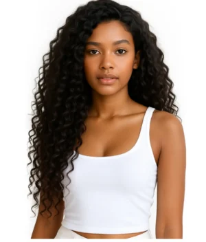 ONYC Spanish Curly Hair Bundles 3A Human Hair Weave Double Drawn Machine Weft ONYC Hair Extensions